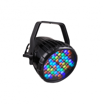 Светодиодный прожектор PAR, 60х3Вт светодиодов, 5-цветный RGB+A+L, IP65, угол раскрытия луча: 10°, 15°, 30°, 45°, 60° MONON FANC60-RFN-5C