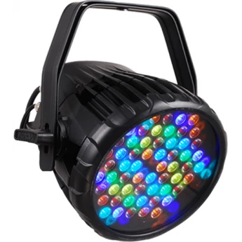 Светодиодный прожектор PAR, 60х3Вт светодиодов, 5-цветный RGB+A+L, IP65, угол раскрытия луча: 10°, 15°, 30°, 45°, 60° MONON FANC60-RFN-5C